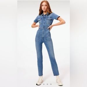 Good American Denim Jumpsuit
